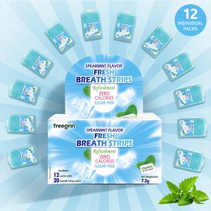 Spearmint Breath Strips: PocketPaks (12x20 Packs)