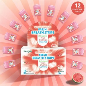 Watermelon Breath Strips: PocketPaks (12x20 Packs)