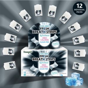 Peppermint Breath Strips: PocketPaks (12x20 Packs)