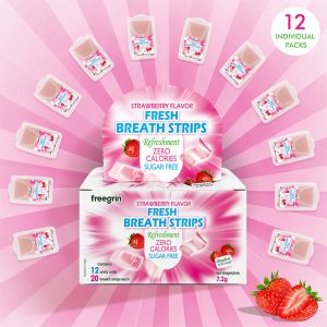 Strawberry Breath Strips: PocketPaks (12x20 Packs)