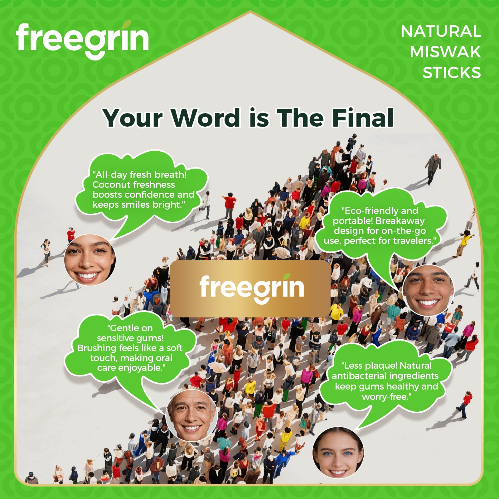 Freegrin Natural Coconut Miswak Sticks-Zero Waste - Image 8